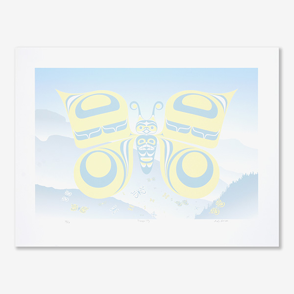 Tranquility Print by Northwest Coast Native Artist Andy Everson