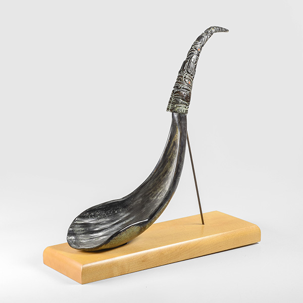 Goat Horn Ladle  Coastal Peoples