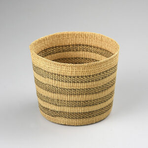 Spruce Root Woven Basket by Northwest Coast Native Artist Isabel Rorick