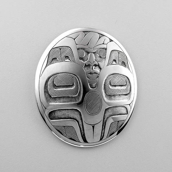 Silver Eagle Pendant by Northwest Coast Native Artist Rick Adkins