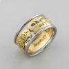 Gold Killerwhale Ring by Northwest Coast Native Artist Norman Bentley