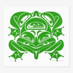 Frog print by Native Artist Karla L West