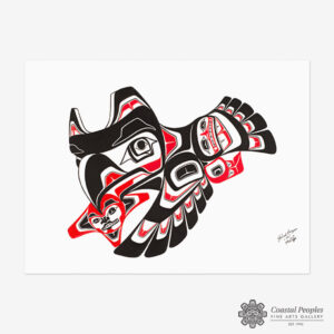 Acrylic Painting by Northwest Coast Native Artist Mark Lange