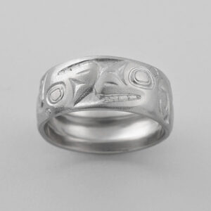 Gold Killerwhale Ring by Northwest Coast Native Artist Gwaai Edenshaw