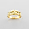 Gold Eagle Ring by Northwest Coast Native Artist Philip Janze