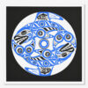 Journey of Hope Print in Blue by Northwest Coast Native Artist Joe Wilson