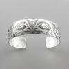 Silver Thunderbird Bracelet by Northwest Coast Native Artist Kelvin Thompson