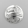 Silver Killerwhale Pendant by Northwest Coast Native Artist Jesse Brillon