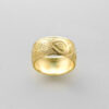 Gold Hummingbird Ring by Northwest Coast Native Artist Kelvin Thompson