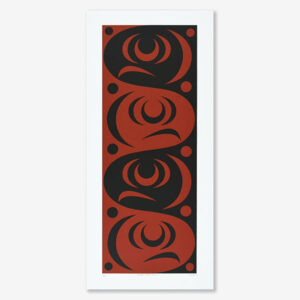 Salmon Water Waves Print by Northwest Coast Native Artist lessLIE