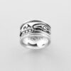 Silver Bear Ring by Northwest Coast Native Artist Norman Bentley