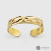 18K Yellow Gold Hummingbird Bracelet By Northwest Coast Native Artist Alvin Adkins