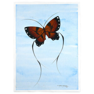 Butterfly Original Painting by Plains Native Artist Garnet Tobacco