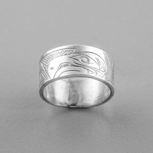 Silver Thunderbird Ring by Northwest Coast Native Artist Don Lancaster