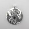 Silver Killerwhale Pendant by Northwest Coast Native Artist James McGuire