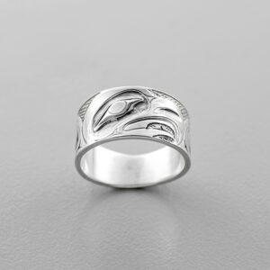Silver Eagle Ring by Northwest Coast Native Artist Allen Thompson