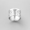 Silver Raven Ring by Northwest Coast Native Artist Alvin Adkins