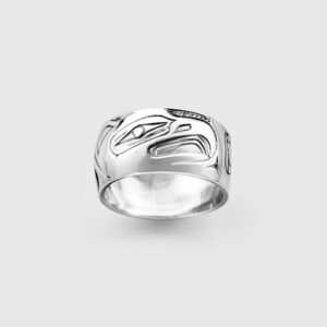 Silver Eagle Ring by Native Artist Derek White