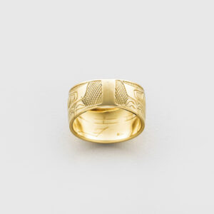 Gold Eagle Ring by Native Artist Frank Paulson