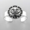 Silver Moon Bracelet by Northwest Coast Native Artist Wayne Wilson