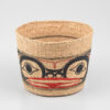 Spruce Root Woven Frog Basket by Northwest Cost Native Artist Isabel Rorick