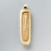 Bone and Gold Paddle Pendant by Northwest Coast Native Artist Lyle Wilson