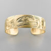 Gold Eagle Bracelet by Northwest Coast Native Artist Ivan Thomas