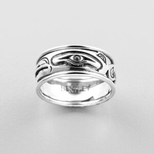 Silver Eagle Ring by Northwest Coast Native Artist Norman Bentley