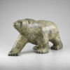 Stone Bear Sculpture by Inuit Native Artist Joanie (Joani) Ragee