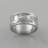 Platinum Killerwhale Ring by Northwest Coast Native Artist Nelson Cross