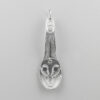 Silver Killerwhale Feast Ladle Pendant by Northwest Coast Native Artist David Jones