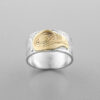 Silver and Gold Eagle Ring by Northwest Coast Native Artist Barry Wilson