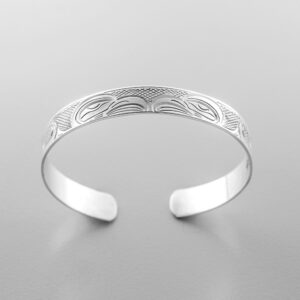 Silver Eagle Bracelet by Northwest Coast Native Artist John Lancaster