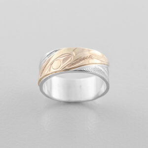 Gold Raven Ring by Northwest Coast Native Artist Corrine Hunt