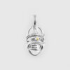 Silver and Gold Killerwhale Pendant by Northwest Coast Native Artist Harold Alfred