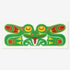 Tree Frog Print by Northwest Coast Native Artist Maynard Johnny Jr.