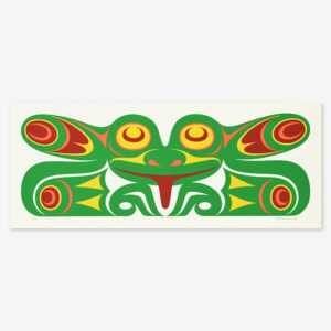 Tree Frog Print by Northwest Coast Native Artist Maynard Johnny Jr.