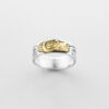 Gold and Silver Bear ring by Northwest Coast Native Artist Robert Walsh