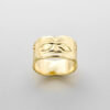 Gold Frog Ring by Northwest Coast Native Artist Corrine Hunt