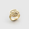 Gold Killerwhale Ring by Native Artist Philip Janze