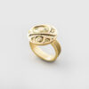 Gold Killerwhale Ring by Native Artist Philip Janze