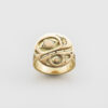 Gold Killerwhale Ring by Native Artist Philip Janze
