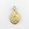 Gold and Abalone Shell Killerwhale Pendant by Northwest Coast Native Artist David Neel