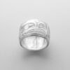 Silver Eagle Ring by Northwest Coast Native Artist Richard Russ