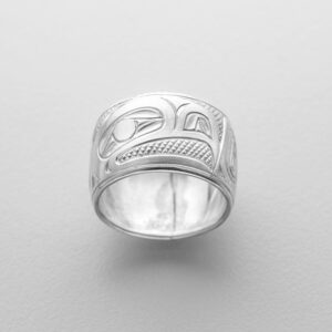 Silver Eagle Ring by Northwest Coast Native Artist Richard Russ