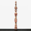 Wood Beaver, Halibut, and Squirrel Totem Pole by Northwest Coast Native Artist Lyle Wilson