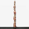 Wood Beaver, Halibut, and Squirrel Totem Pole by Northwest Coast Native Artist Lyle Wilson