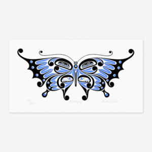 Butterfly Print by Northwest Coast Native Artist Karla L. West