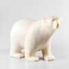 Stone Bear Sculpture by Inuit Artist Ashevak Adla