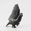 Stone Eagle Sculpture by Inuit Artist Ematuluk Saggiak